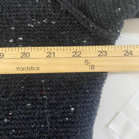 American Eagle Outfitters Wool Blend Hoodie Sweater Mens XL Black Pullover - Picture 9 of 11